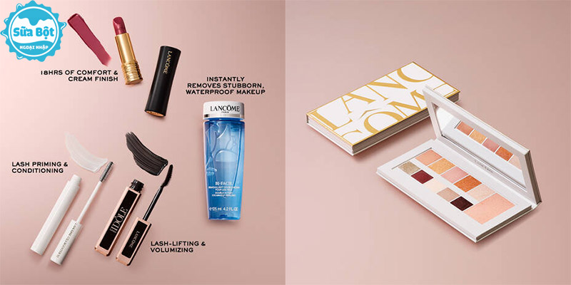 Holiday Beauty Box 2023 có mascara, dưỡng mi, son môi, tẩy trang mắt
