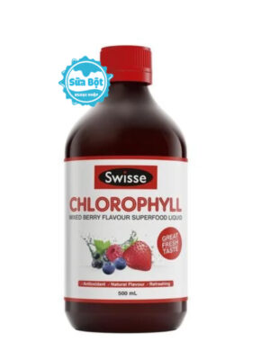 Nước diệp lục Swisse Chlorophyll Mixed Liquid Berry vị dâu tây của Úc 500ml