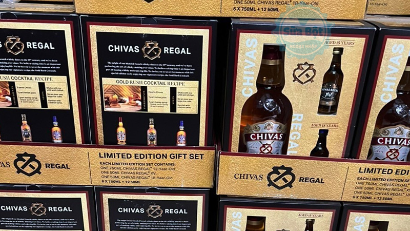 Set rượu Chivas đang bán chính hãng tại Sữa Bột Ngoại Nhập