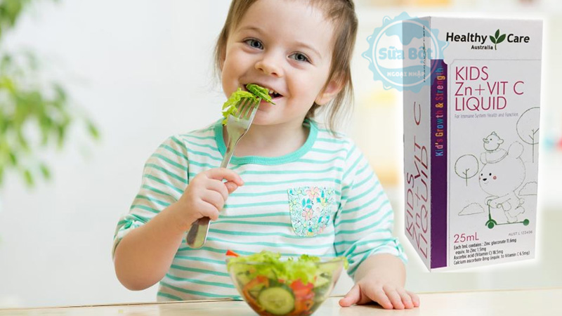 Siro Healthy Care Kids Zinc + vitamin C Liquid nên dùng theo đúng liều lượng của từng độ tuổi