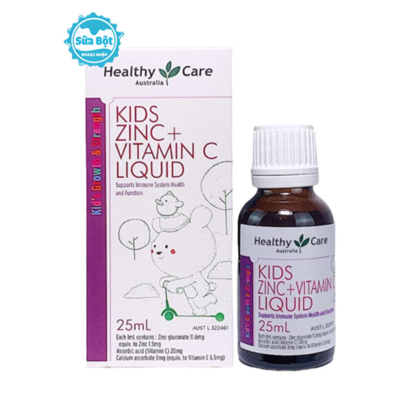 Siro Healthy Care Kids Zinc + vitamin C Liquid Úc 25ml
