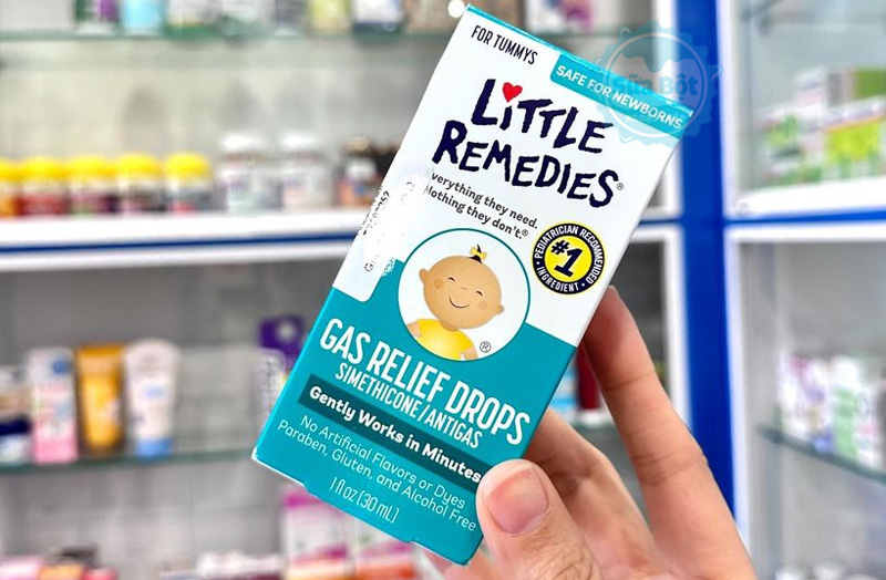 Siro tiêu ga Little Remedies Gas Relief Drops Mỹ 30ml có hương vị thơm ngon, dễ dàng cho trẻ dùng