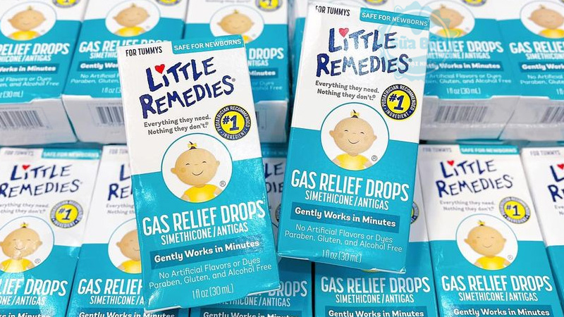 Siro Little Remedies Gas Relief Drops giúp tiêu khí ga, cho trẻ cảm thấy dễ chịu hơn