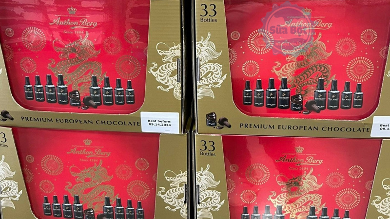 Socola rượu Anthon Berg Dark Chocolate Remy Martin mua chính hãng tại shop Sữa Bột Ngoại Nhập