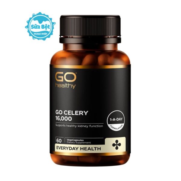 Viên uống Go Healthy Go Celery 16000 hỗ trợ trị gout New Zealand 60 viên