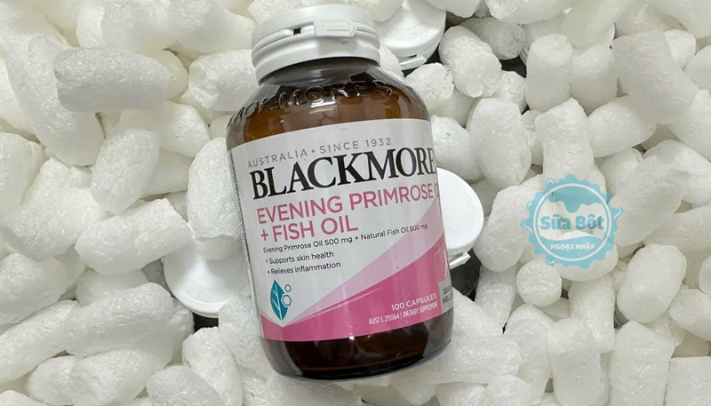Viên uống Blackmores Evening Primrose Oil + Fish Oil giúp giảm viêm, hỗ trợ sức khỏe da