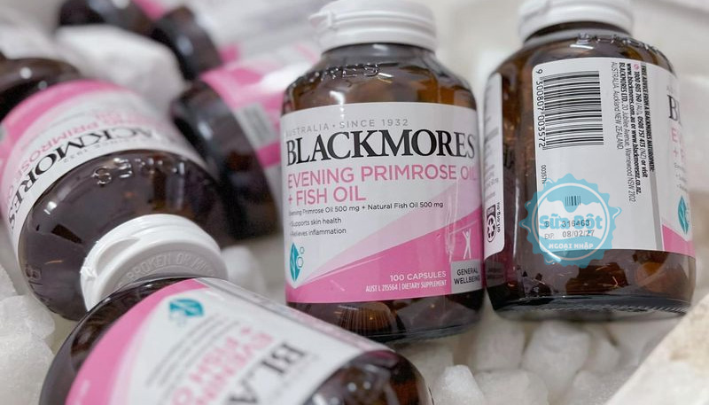 Viên uống Blackmores Evening Primrose Oil + Fish Oil sản xuất tại Úc