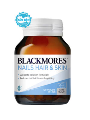 Viên uống Blackmores Nails Hair Skin hỗ trợ đẹp da, móng, tóc Úc 120 viên