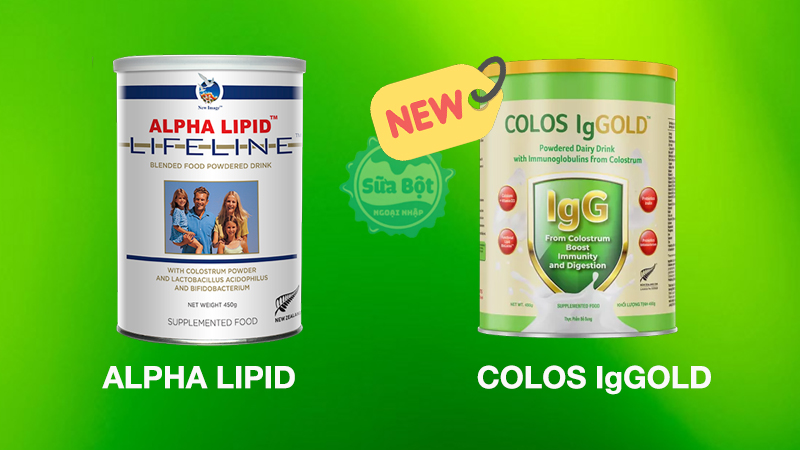 Thông báo thay đổi mẫu mã mới sữa non Alpha Lipid Lifeline
