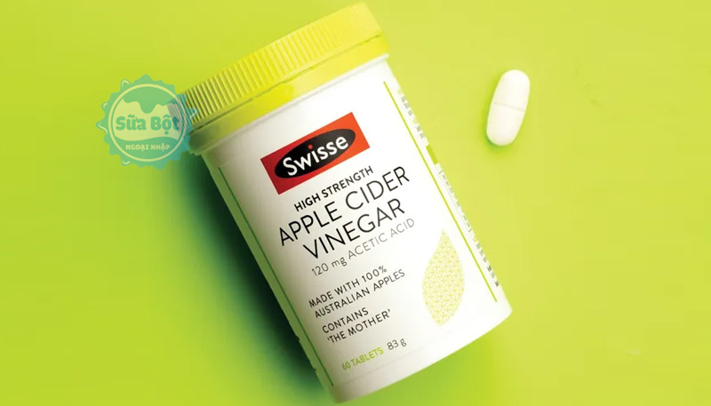 Mỗi ngày uống 1 viên giấm táo Swisse Apple Cider Vinegar 