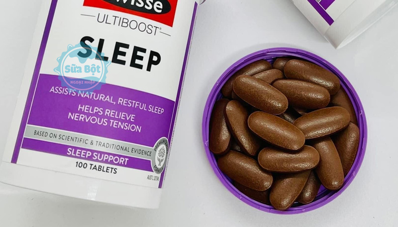 Viên uống Swisse Sleep phù hợp cho người lớn dùng 1 - 2 viên trước khi đi ngủ tầm 30 tới 60 phút