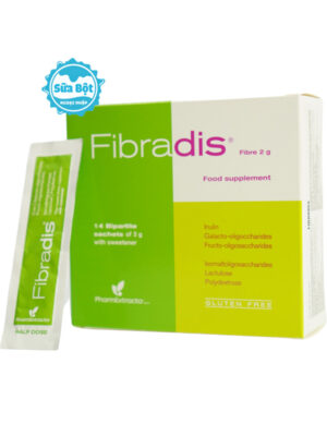 Chất xơ hòa tan Fibradis hỗ trợ tiêu hóa cho bé Italy hộp 14 gói