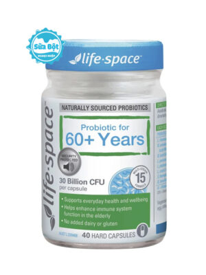 Men vi sinh Life Space Probiotic For 60+ Years Úc 40 viên