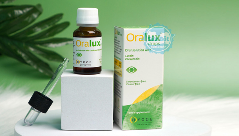 Siro bổ mắt Oralux drops Italy 15ml hỗ trợ tốt cho sức khỏe mắt của trẻ từ 1 tới 6 tuổi