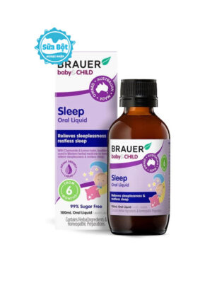 Siro ngủ ngon cho bé Brauer Baby & Child Sleep Úc 100ml