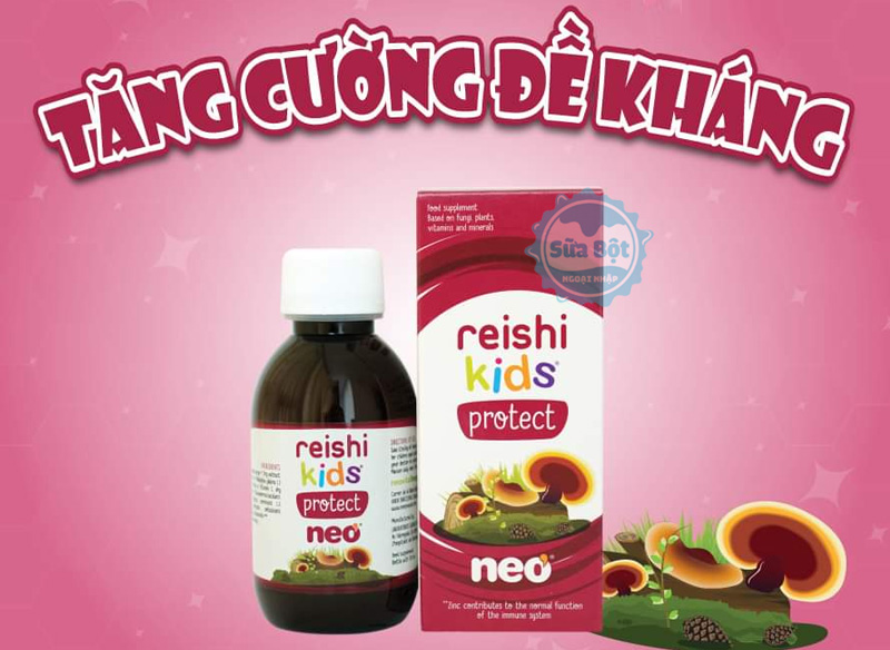 Siro Reishi Kids Protect Neo giúp tăng đề kháng cho bé có xuất xứ từ Tây Ban Nha