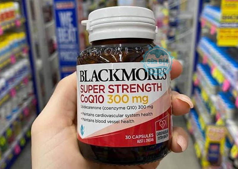 Viên uống Blackmores CoQ10 300mg Super Strength đậm đặc mỗi ngày chỉ cần uống 1 viên