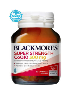 Viên uống Blackmores CoQ10 300mg Super Strength hỗ trợ tim mạch Úc 30 viên