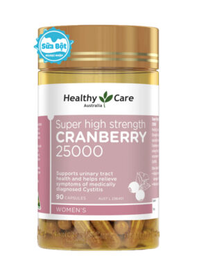 Viên uống Healthy Care Cranberry 25000mg Úc 90 viên