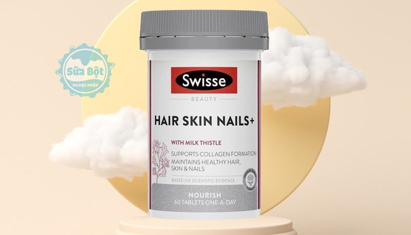 Viên uống Swisse Hair Skin Nails+ hỗ trợ đẹp cho tóc da móng của bạn