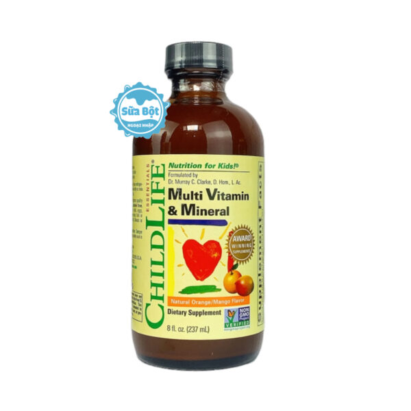 Vitamin tổng hợp Childlife Multi Vitamin and Mineral của Mỹ 237ml (Dành cho trẻ từ 6 - 12 tháng tuổi)