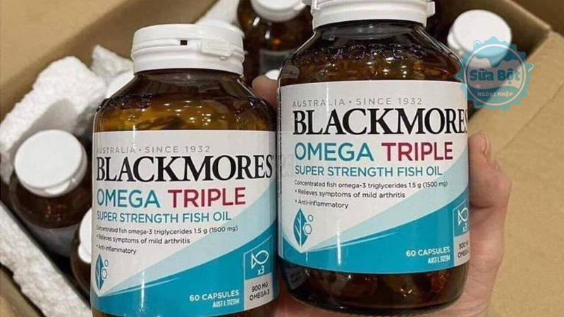 Dầu cá Blackmores Omega Triple Super Strength Fish Oil sử dụng theo đúng chỉ dẫn được cung cấp