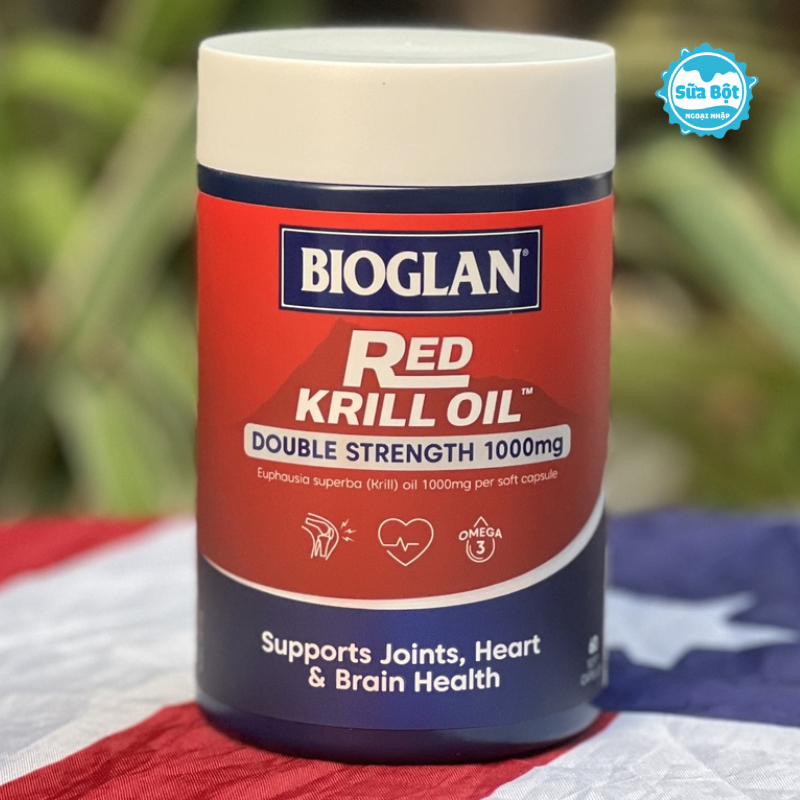 Dầu nhuyễn thể Bioglan Red Krill Oil được chiết xuất từ tôm krill