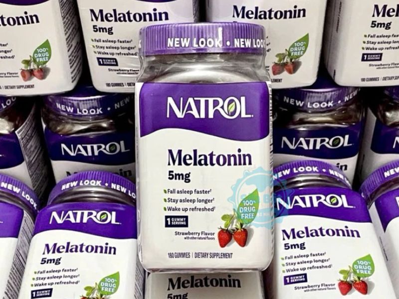 Natrol Gummies Melatonin 5mg mua sắm chính hãng tại Sữa Bột Ngoại Nhập