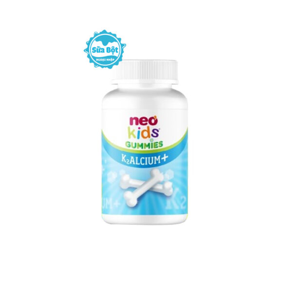 Kẹo Gummies Canxi Neo Kids vị sữa chua cho bé từ 3 tuổi Tây Ban Nha 60 viên