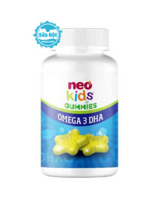 Kẹo Gummies NeoKids Omega 3 DHA cho bé từ 3 tuổi Tây Ban Nha 60 viên