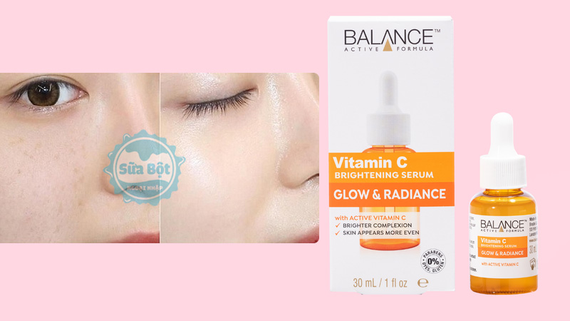 Serum Balance Active Formula Vitamin C Brightening làm trắng da, mờ thâm