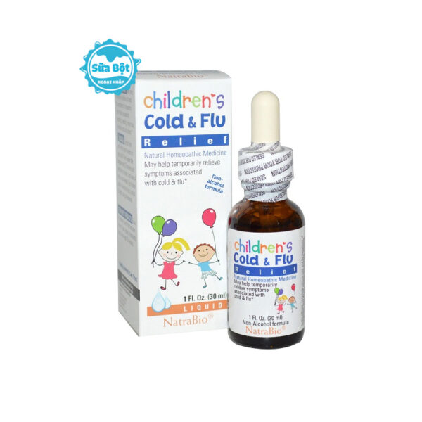 Siro cảm cúm Cold and Flu Children's trẻ từ 4 tháng Mỹ 30ml