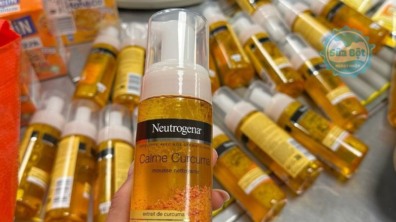 Sữa rửa mặt nghệ Neutrogena Calme Curcuma 150ml mua sắm chính hãng ở Sữa Bột Ngoại Nhập