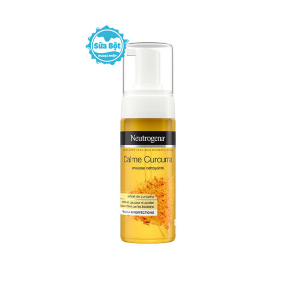 Sữa rửa mặt nghệ Neutrogena Calme Curcuma Pháp 150ml