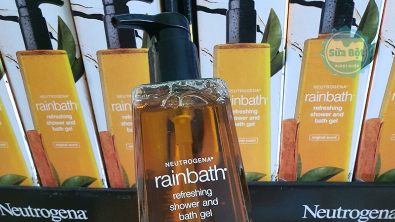 Sữa tắm Neutrogena Rainbath Refreshing Shower And Bath Gel nhấn để lấy lượng sữa tắm vừa đủ theo nhu cầu sử dụng