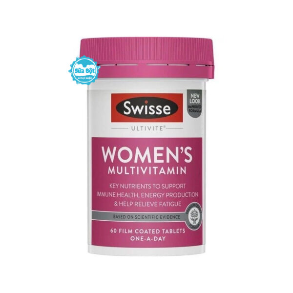 Vitamin tổng hợp cho nữ Swisse Women's Ultivite Multivitamin của Úc