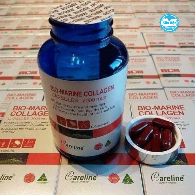 Công dụng của viên uống Bio Marine Collagen Careline của Úc 100 viên