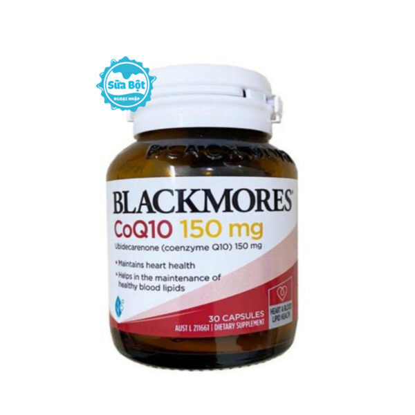 Viên uống Blackmores CoQ10 150mg hỗ trợ hệ tim mạch Úc 30 viên