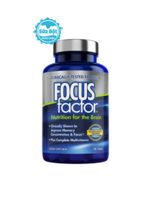 Viên uống bổ não Focus Factor Nutrition For The Brain Mỹ 180 viên