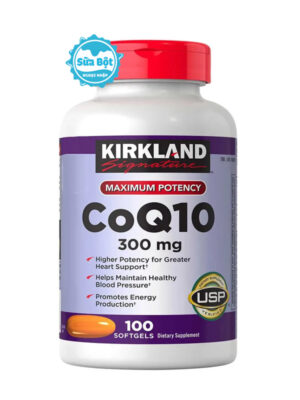 Viên uống Kirkland CoQ10 300mg hỗ trợ tim mạch Mỹ 100 viên