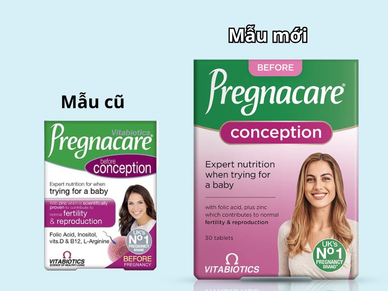 Cập nhật Pregnacare Before Conception mẫu mới