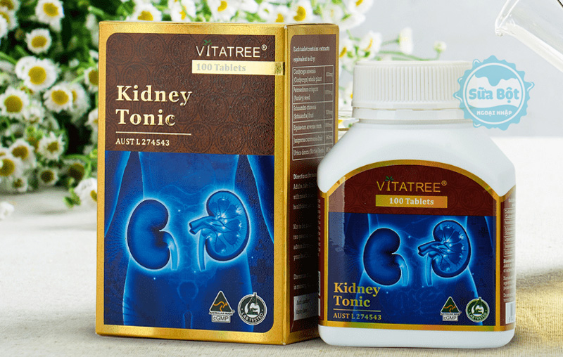 Viên uống Vitatree Kidney Tonic 100 viên nhập khẩu từ Úc hỗ trợ sức khỏe thận, tăng chức năng thận