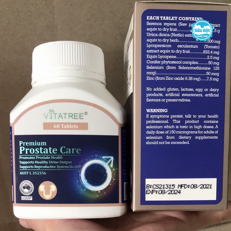 Công dụng của viên uống Vitatree Prostate Care hỗ trợ tuyến tiền liệt của Úc