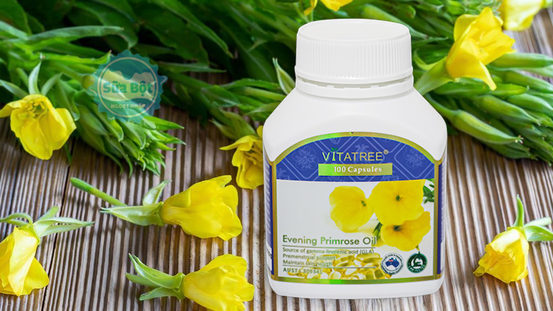 Viên uống Vitatree Evening Primrose Oil nhập khẩu từ Úc hộp 100 viên