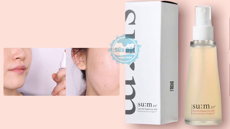 Xịt khoáng nước thần Sum37 Secret Essence Mist 60ml giúp cấp ẩm, chống lão hóa da