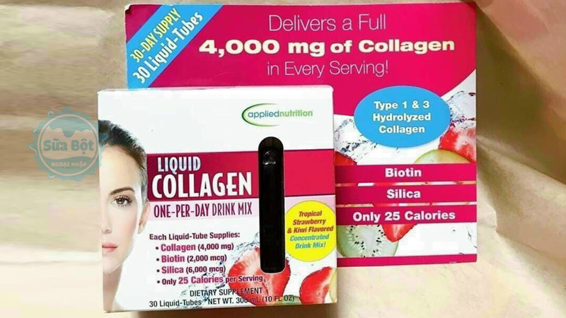 Liquid Collagen One Per Day Drink Mix 4000mg dưỡng da từ bên trong, cho da tươi sáng, tràn đầy năng lượng