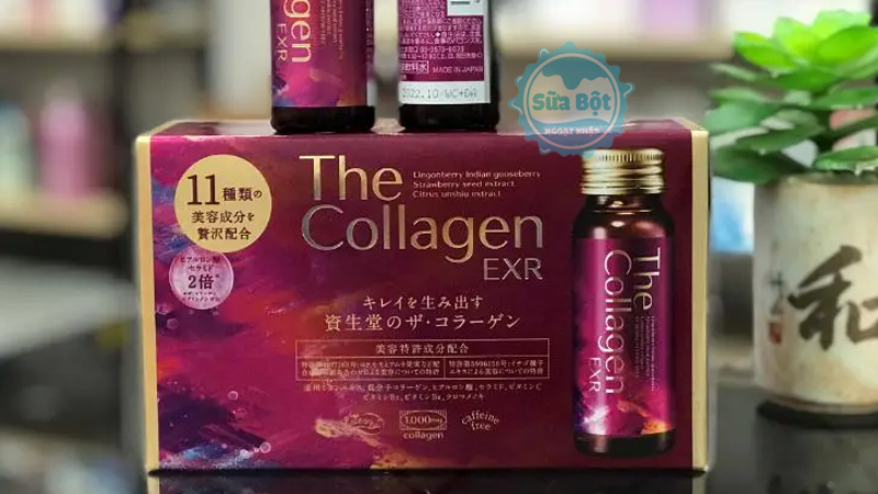 Nước uống The Collagen EXR Shiseido Nhật Bản giúp da đàn hồi, săn chắc, mịn đẹp