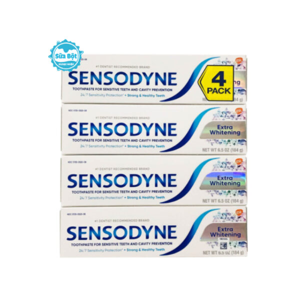 Kem đánh răng Sensodyne Extra Whitening của Mỹ 184g