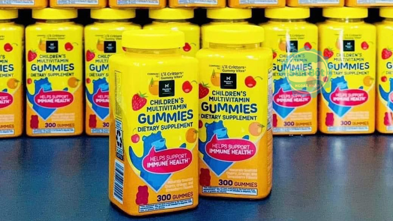 Kẹo dẻo Member’s Mark Children’s Multivitamin Gummies sử dụng liều lượng theo từng độ tuổi