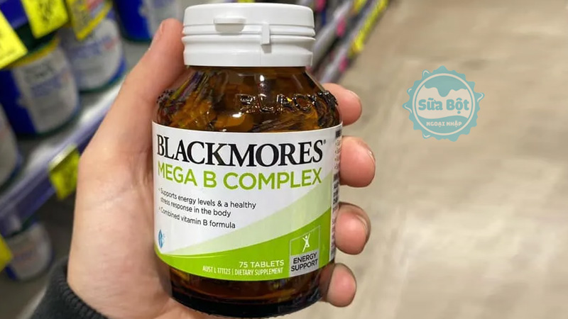 Viên uống Blackmores Mega B Complex bổ sung vitamin nhóm B tốt cho sức khỏe